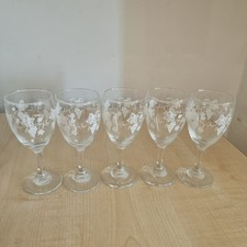 Set vintage etched for sale  SPALDING
