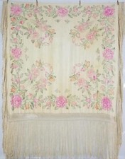 Vintage cream floral for sale  UK