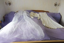 Brautkleid schleier seide gebraucht kaufen  St. Blasien