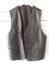 Gilet cuir agneau d'occasion  Champs-sur-Marne