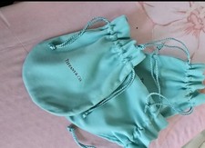 Blue suede drawstring for sale  LONDON