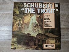 Schubert - Trout Quintet / Haebler / Grumiaux Trio / Philips 6570 115 '78 casi nuevo segunda mano  Embacar hacia Argentina