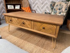 Mesa de centro/unidade de TV de carvalho comprar usado  Enviando para Brazil