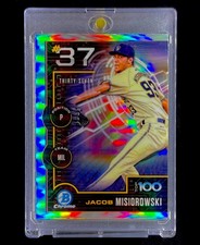 JACOB MISIOROWSKI NOVATO REFRATOR PRATA HOLO CROMO 2025 Bowman - CERVEJEIROS comprar usado  Enviando para Brazil