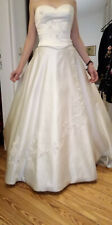 Brautkleid stickerei schleppe gebraucht kaufen  Hamburg