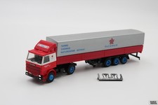 Herpa Scania 142 V8 semi-reboque "DAT-Schaub Esbjerg" Dinamarca 1:87 /H22910 comprar usado  Enviando para Brazil