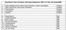 Vinyl big bands for sale  Modesto