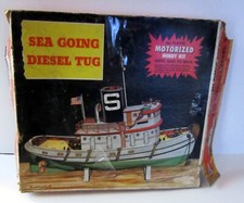 Vintage PYRO Sea Going Diesel Rebocador Barco, algum conjunto como mostrado comprar usado  Enviando para Brazil