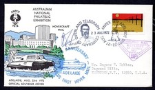 Austrália - 1972 Adelaide exposição filatélica assinada capa postal hovercraft comprar usado  Enviando para Brazil