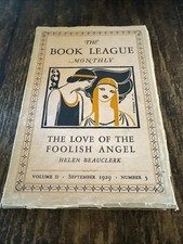 Vintage September 1929 THE BOOK LEAGUE MONTHLY Magazine Volume Il Number 5 comprar usado  Enviando para Brazil