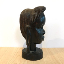 Wooden head carving for sale  GUILDFORD