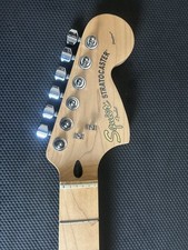 Braço de guitarra Fender Squier padrão Stratocaster com afinadores/placa e parafusos originais comprar usado  Enviando para Brazil