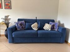 Divano letto blu usato  Teramo