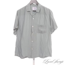 Camisa de acampamento portuguesa flanela 62/38 linho seda espuma do mar drapeada 1 bolso GG, usado comprar usado  Enviando para Brazil