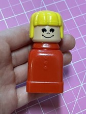 Boneco Vintage Mega Bloks Lady Girl Cabelo Loiro Bloco Corporal Vermelho Brinquedo Plástico Antigo comprar usado  Enviando para Brazil