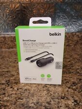 Usado, Belkin - BoostCharge carregador de carro duplo com PPS 37W com cabo USB-C para iPhone comprar usado  Enviando para Brazil