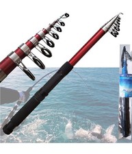 Canna pesca telescopica usato  Napoli