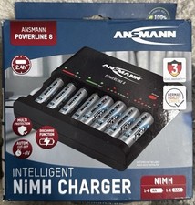Carregador de bateria ANSMANN Powerline 8 AA/AAA | Carregador inteligente NiMH | Alemão comprar usado Carregador de bateria ANSMANN Powerline 8 AA/AAA | Carregador inteligente NiMH | Alemão comprar usado  Enviando para Brazil