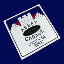 Abbey garage triumph for sale  STOKE-ON-TRENT