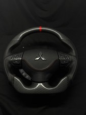 Volante esportivo Mitsubishi Lancer Evolution 2007-2016 fibra de carbono comprar usado  Enviando para Brazil