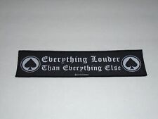 REMENDO TECIDO MOTORHEAD TUDO MAIS ALTO, usado comprar usado  Enviando para Brazil