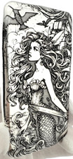 Usado, Barra de arte prata fina 10 oz 999 - Mural sereia - ADAMO TECHNE comprar usado  Enviando para Brazil