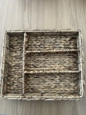 Wicker cutlery tray for sale  THETFORD