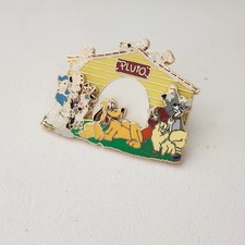 Broche Disney Pluto com os cães Disney pendurados na casa de cachorro 3D 2005 *, usado comprar usado  Enviando para Brazil