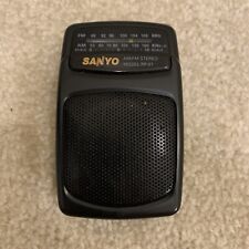 Rádio AM/FM portátil Sanyo modelo RP-61 bolso preto funcionando, usado comprar usado  Enviando para Brazil