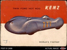 1954 Topps World on Wheels #38 Kenz Twin Ford 1.5 - JUSTO comprar usado  Enviando para Brazil