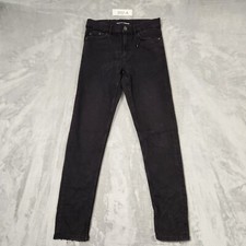 Jeans skinny Zara infantil meninas tamanho 13/14 anos lavagem escura jeans stretch preto NOVO comprar usado  Enviando para Brazil