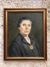 Quadro vintage ritratto usato  Calvizzano