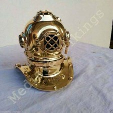 Divers Casco Riproduzione Profondo Mare Scuba US Marina V Bella Lucido Ottone comprar usado Divers Casco Riproduzione Profondo Mare Scuba US Marina V Bella Lucido Ottone comprar usado  Enviando para Brazil