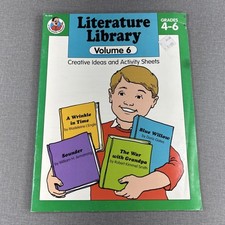 Literature Library Volume 6 Creative Ideas and Activity Sheets ~ Gr 4-6 1990 comprar usado  Enviando para Brazil