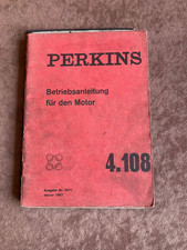Betriebsanleitung perkins moto gebraucht kaufen  Kulmbach