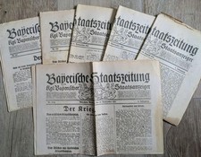 Zeitung bayerische staatszeitu gebraucht kaufen  Weißenfels