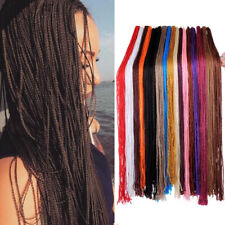  28" caixa fina senegalesa ZiZi trança crochê micro torção extensão de cabelo sintético, usado comprar usado  Enviando para Brazil