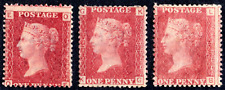UK 1864 PENNY REDS S.G. #43 PLACAS 74, 86, 87 SC. #33 ORIGINAL GOMA ARTICULADA F-VF comprar usado  Enviando para Brazil