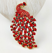 Red peacock pendant for sale  San Diego