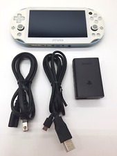 Console Sony PS Vita PCH-2000 Wi-Fi azul claro/branco com caixa [Exc+] japonês #97 comprar usado  Enviando para Brazil
