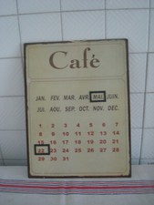 Calendrier perpétuel tôle d'occasion  France