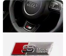 Emblema Adhesivo S Line Para Volante Compatible Con Audi Plateado  comprar usado  Enviando para Brazil