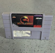 Cartucho Mortal Kombat (SNES, 1992) Apenas TESTADO FUNCIONANDO E AUTÊNTICO comprar usado  Enviando para Brazil