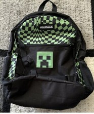 Mochila Minecraft Creeper verde preta vários bolsos alças ajustáveis boa! comprar usado  Enviando para Brazil