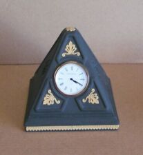 Wedgwood Negro y Caña Amarillo Jaspe Pirámide Reloj Colección Biblioteca segunda mano  Embacar hacia Argentina