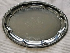 Servierplatte edelstahl gebraucht kaufen  Bad Karlshafen