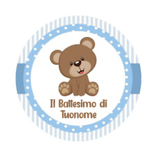 Cialda battesimo orso usato  Vittorito