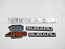 Conjunto completo de emblema 1980 Subaru 1600 1800 4wd 4x4 Estate Station Wagon comprar usado  Enviando para Brazil