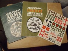 Meccano instruction manuals for sale  DRIFFIELD