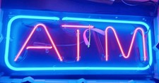 atm sign neon for sale  Lawton